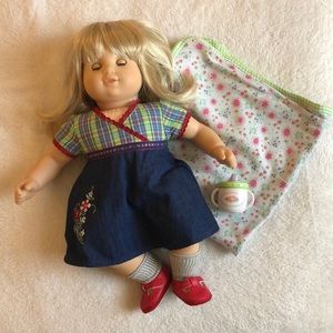 American Girl Blonde Bitty Twin Doll + Blanket/Bottle
